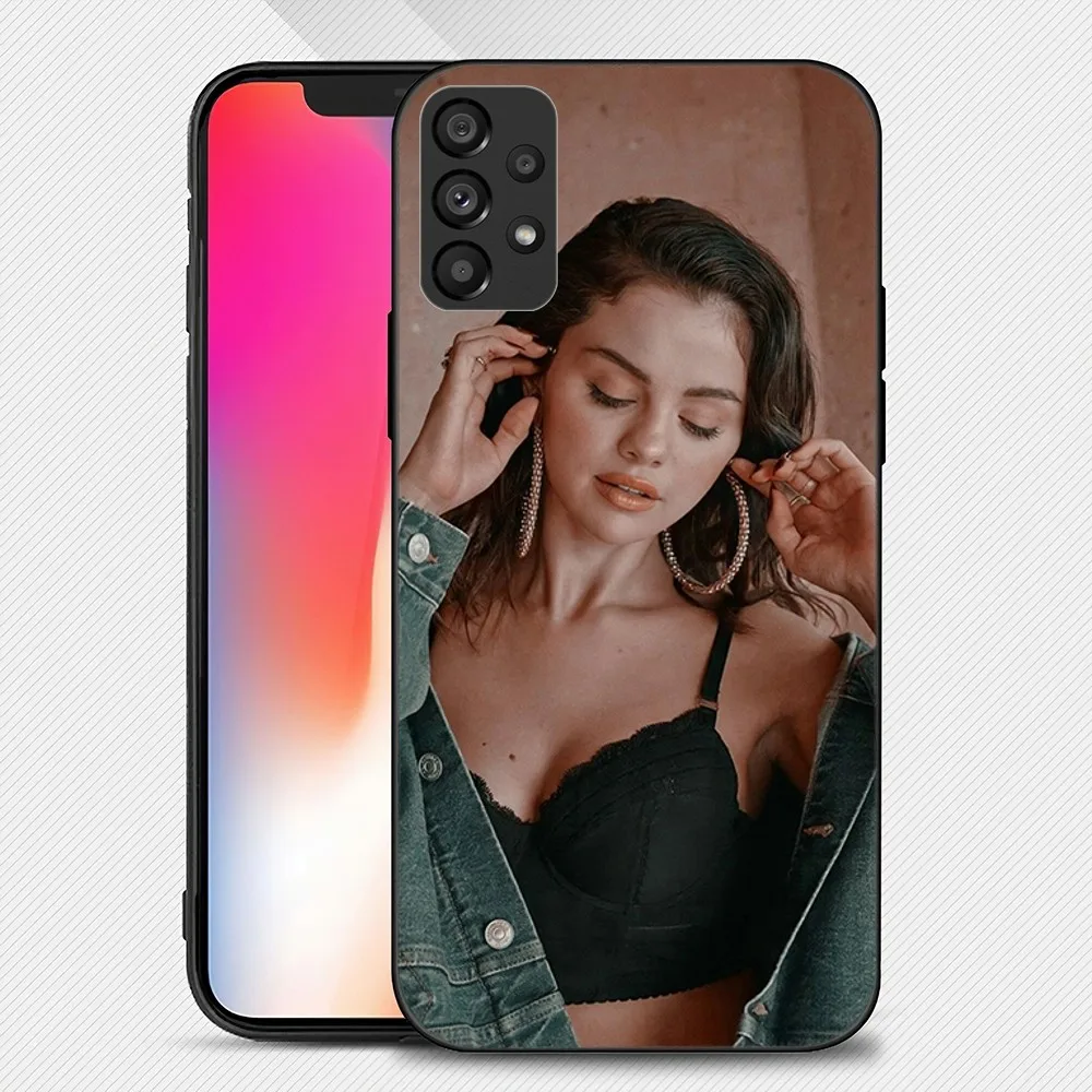 Selena Gomez Singer Phone Case For Samsung Galaxy S22 S23 Ultra S21 S20 FE Plus Note 20 Soft Cover