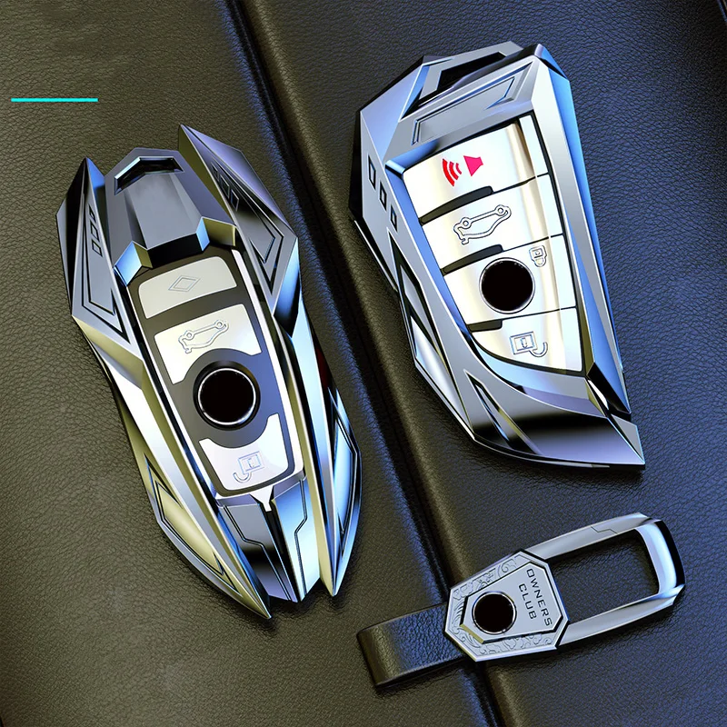 Zinc Alloy Car Key Case Cover Shell For BMW 1 3 5 7 Series X1 X3 X4 X5 X6 G20 G30 F15 F16 G01 G02 G05 F10 F20 F30 G07 F34