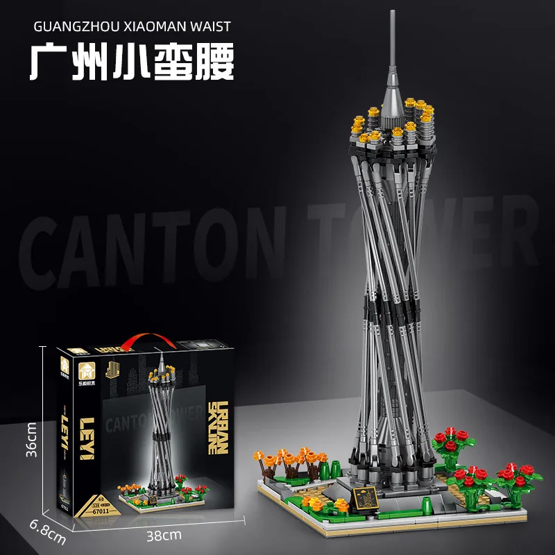 2024 City Architecture Building Blocks Big Ben London L\'Arc de Triomphe Oriental Pearl TV Tower Construction Bricks Toys Gifts