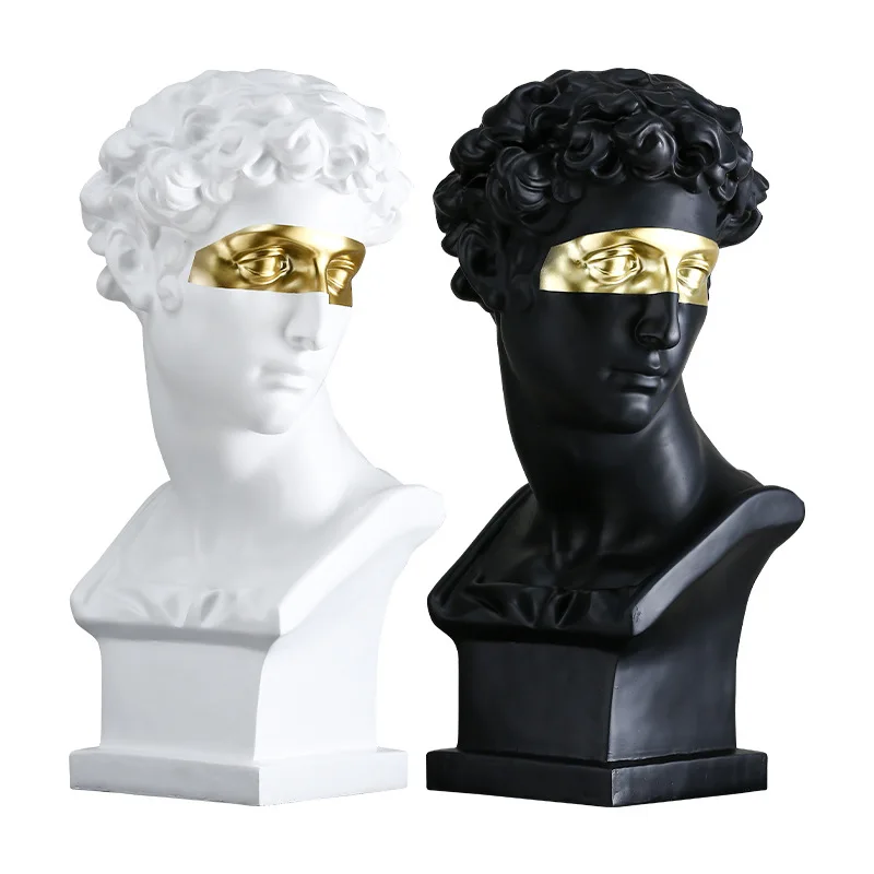 

David statue head bust resin home decoration resin