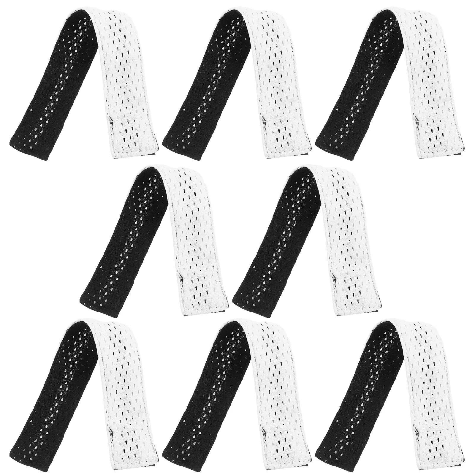 

8pcs Adjustable Sleeve Straps Breathable Mesh Anti-Slip Dual-Sided Design Easy Use Durable Wear-Resistant Sports Sleeve Holders