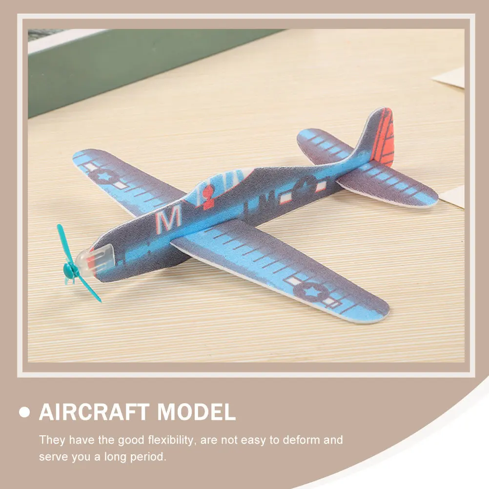 15Pcs Hand Throw Glider Aircraft Lightweight Plastic Foam Outdoor Flying Plane for Kids Fun Leisure Play Glider Toy