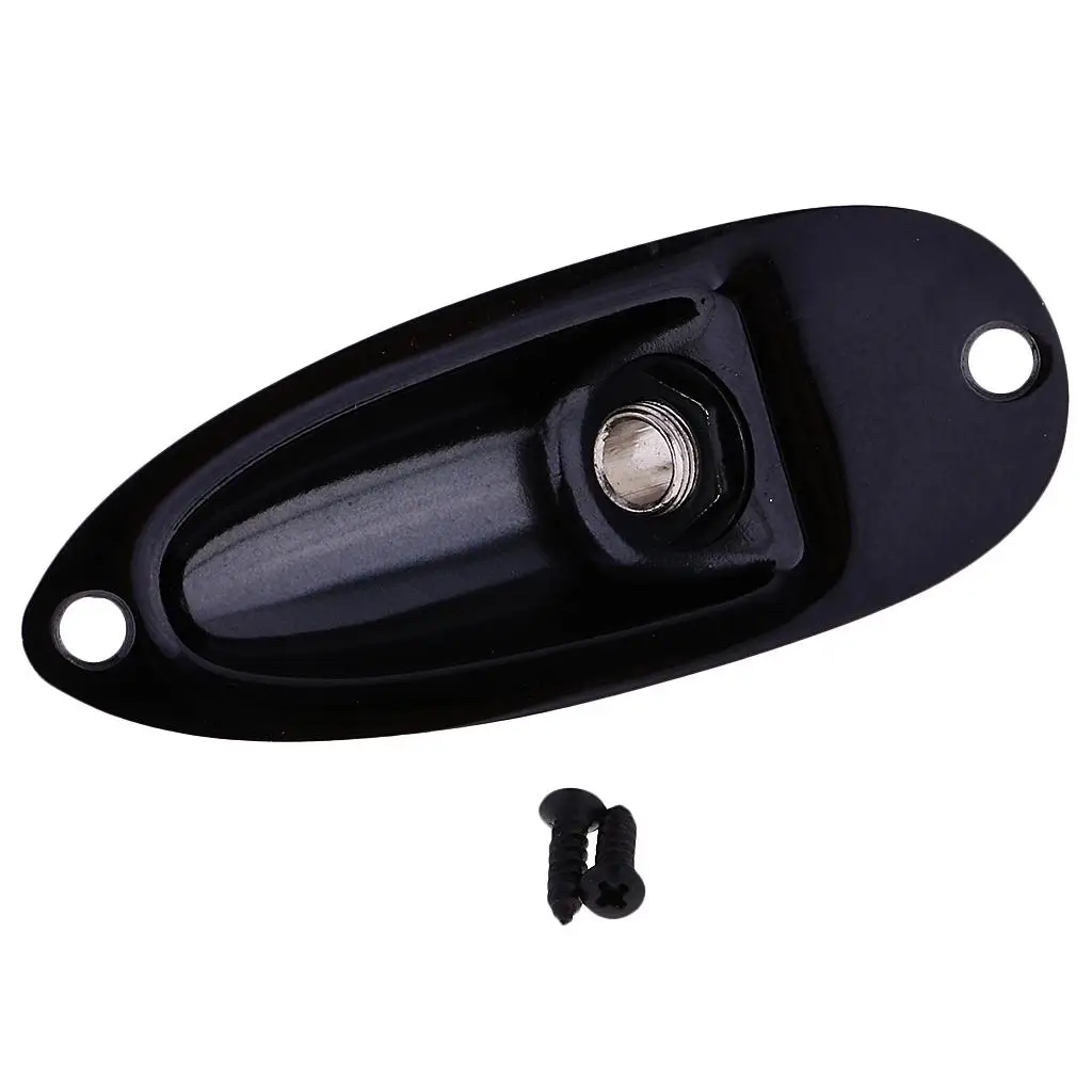 Electric Guitar Boat Jack Socket Replacement Parts Metal Bass Plug Output Jack for Musical Instruments