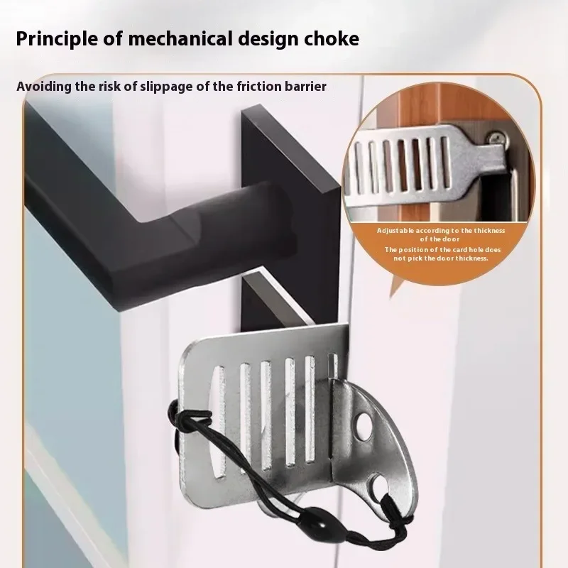 Portable Security Door Lock Travel Safety Lock for Hotel Dorm Home Use view 3