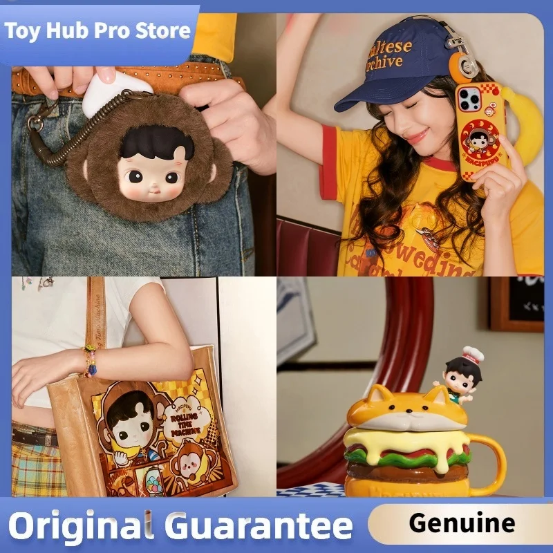 

New Genuine Hacipupu Rolling Time Machine Series Phone Case Headphone Case Ceramic Cup Tote Bag Peripheral Products Trendy Gifts