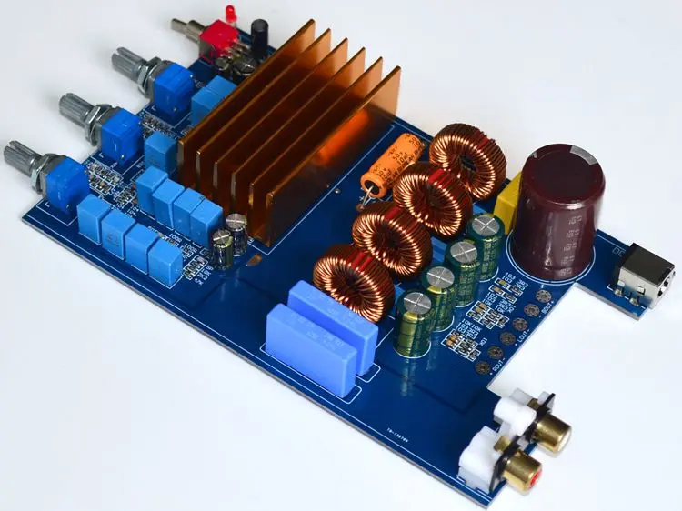 Placa de Amplificador Digital 2.1 de Alta Potência TPA3255, Áudio Classe D, HIFI, 300W + 150W + 150W + 150W