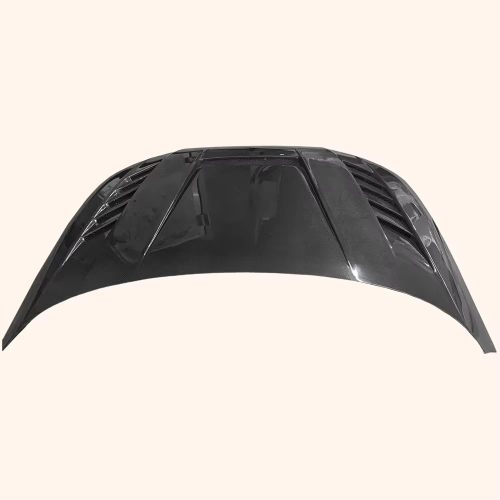 For A4 S4 RS4 B9 17-19 Carbon Fiber ADL Style Front Vented Cooling Hood 5