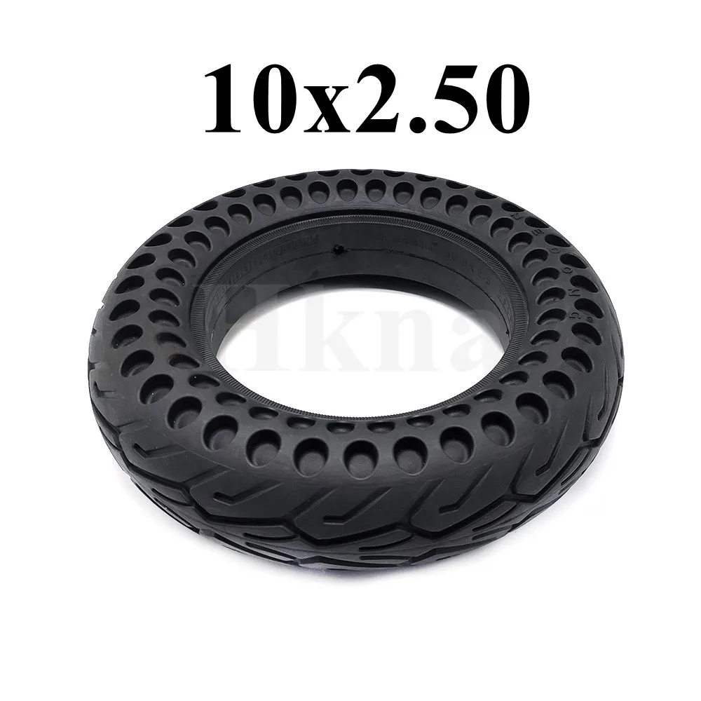 10x2.50 Solid Tire Tubeless Tyre for Quick 3 ZERO 10X  Folding Electric Scooter 10 inch Mini Motorrad Razor