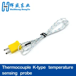 100cm K-type Test Length 1Meter Wire Temperature Meter Thermocouple Sensor Probe Cable Tester Line 1M For Thermostat Multimeter