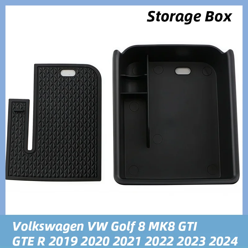 

Car Armrest Box for Volkswagen VW Golf 8 MK8 GTI GTE R 2019 - 2024 Car Center Console Stowing Tidying Storage Case Holder