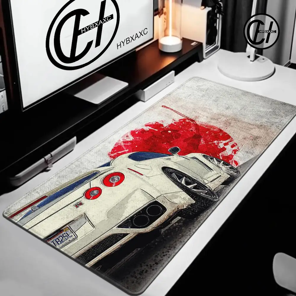 Racing GTR Sports Car Mousepad Cartoon Lockedge Large Gaming Mouse Pad Computer Gamer Keyboard Mouse Mat Desk For PC Desk Pad