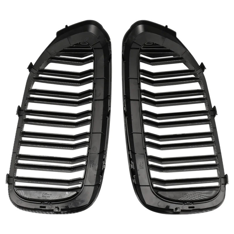 

Car Front Kidney Grille Carbon Fiber Style Grill For BMW 5 Series G30 G38 2017 -2020-ABQF