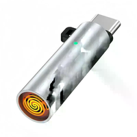 1Pcs TYPE-C Portable Low Consumption Mini Electronic Lighter Windproof And Energy Saving Outdoor Phone Lighter