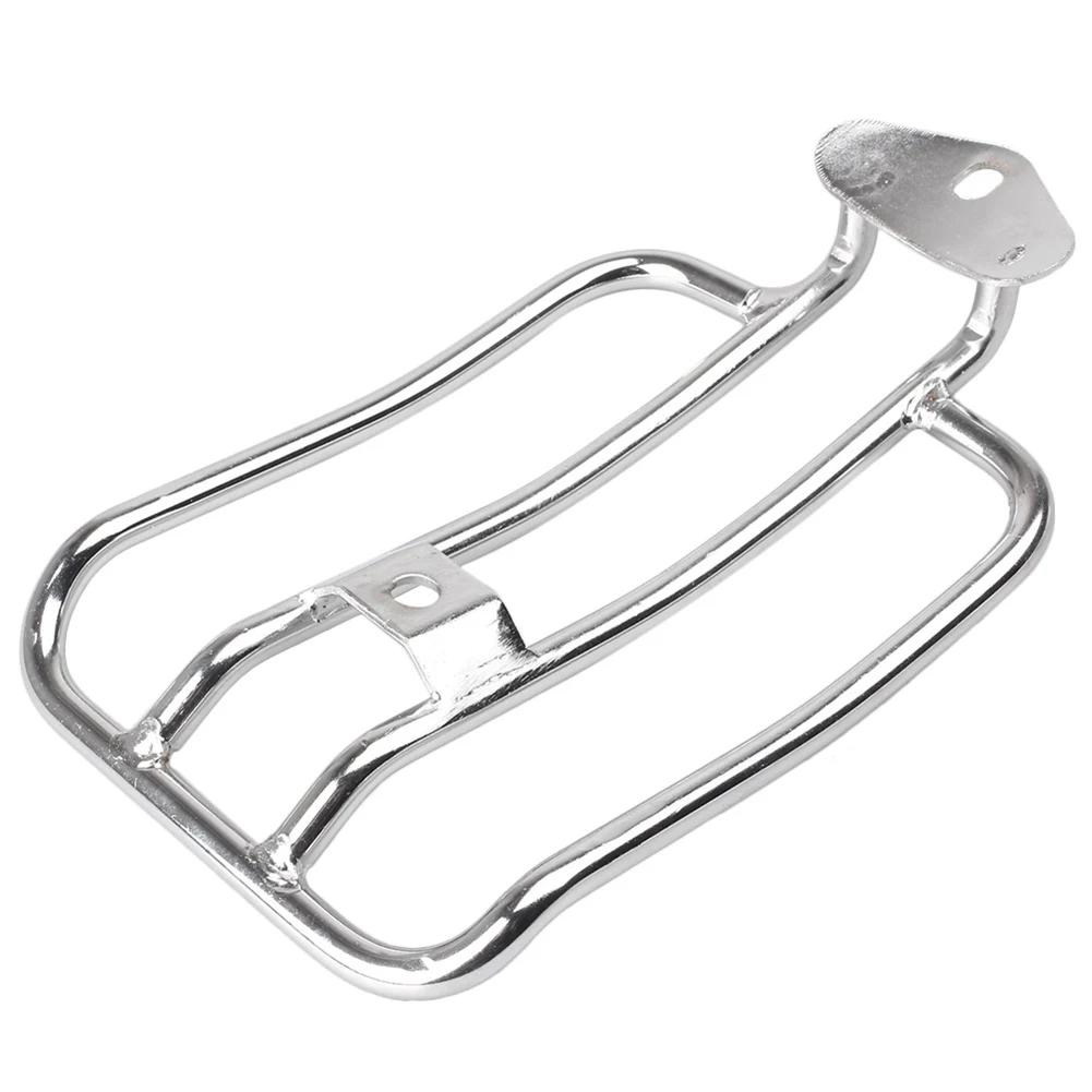 Chrome Motorbike Luggage Rack Steel For Harley Davidson Sportster XL 883 1200 Custom Low Nightster Roadster etc Solo Seat