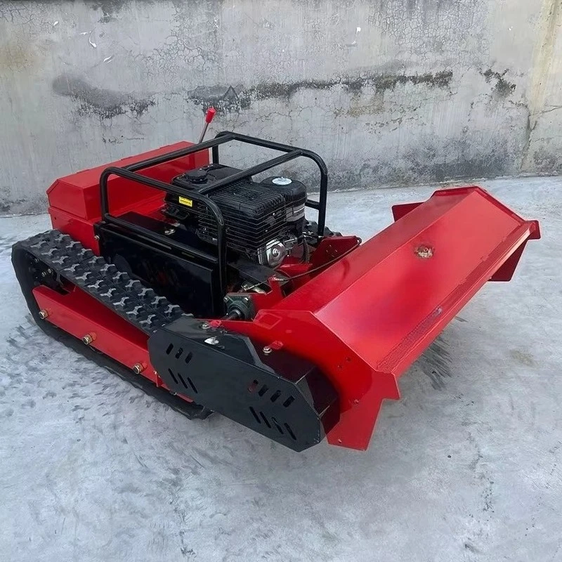 Remote Control Crawler Mower Multi-Function All Terrain for Garden Orchard and Land Clearing