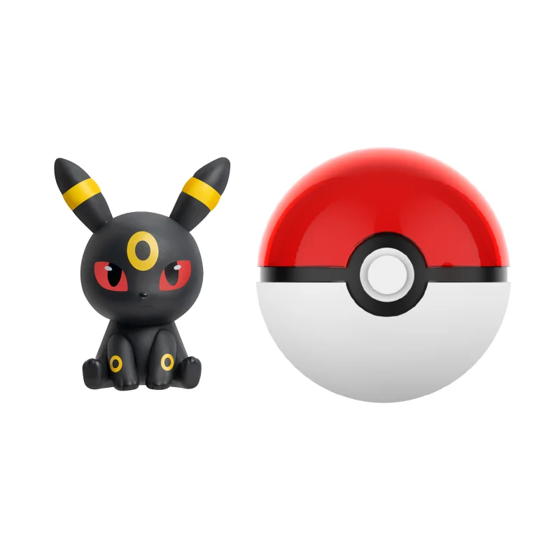 Pokemon Anime Pokeball Action-figuren Sylveston Umbreon Gengar Mini Puppen FUNISM Original Echte Modell Auto Ornament Spielzeug Geschenk