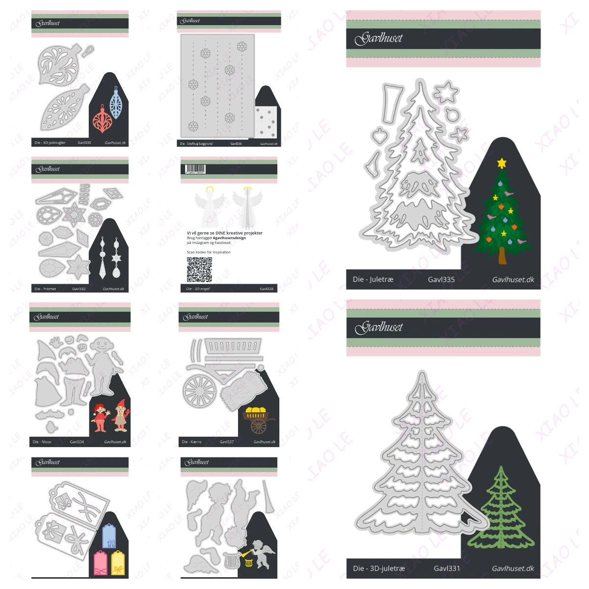 

Christmas Baubles Christmas Tree 2025 New Arrival Cut Die Various Card Series Scrapbook Paper Craft Knife Mould Punch Dies