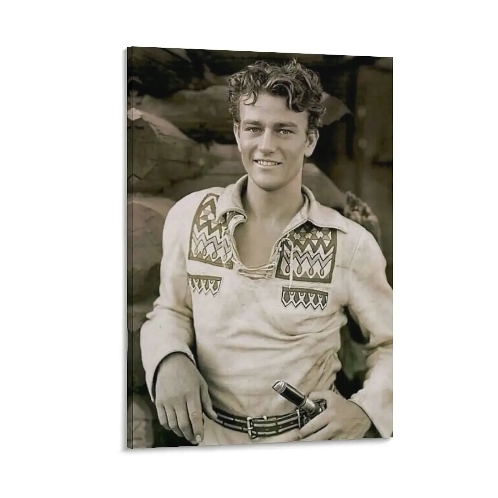 

John Wayne 23 Circa 1930 Canvas Painting cute room decor Wall paintings poster aesthetic