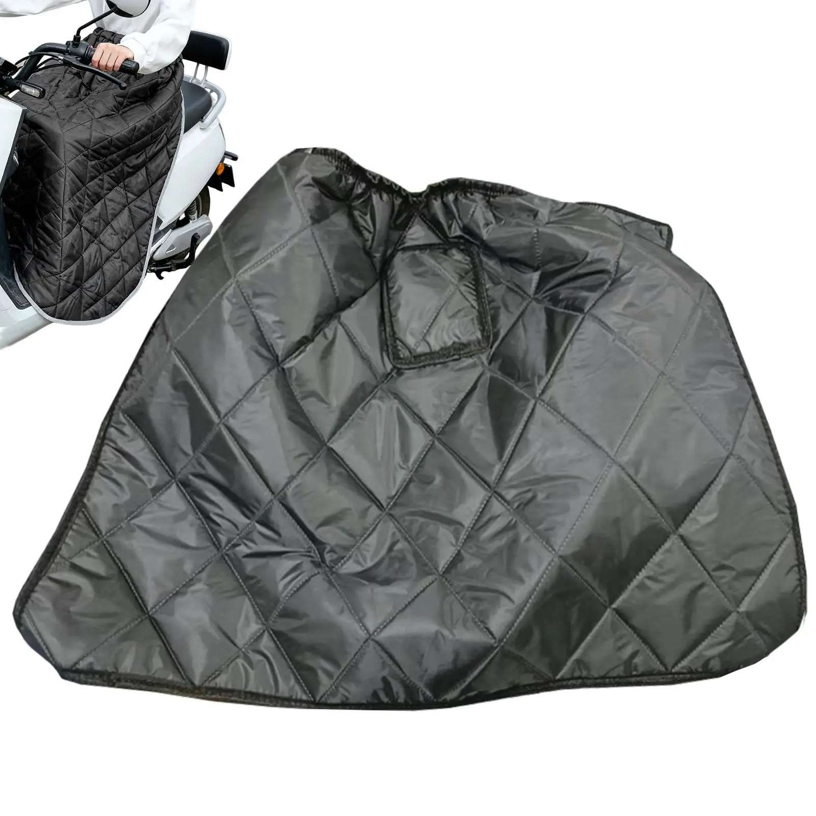 غطاء ساق مقاوم للماء مقاوم للرياح للدراجات النارية الكهربائية، بطانية حماية من الطقس البارد للبالغين الذين ينقلون معدات ركوب الخيل