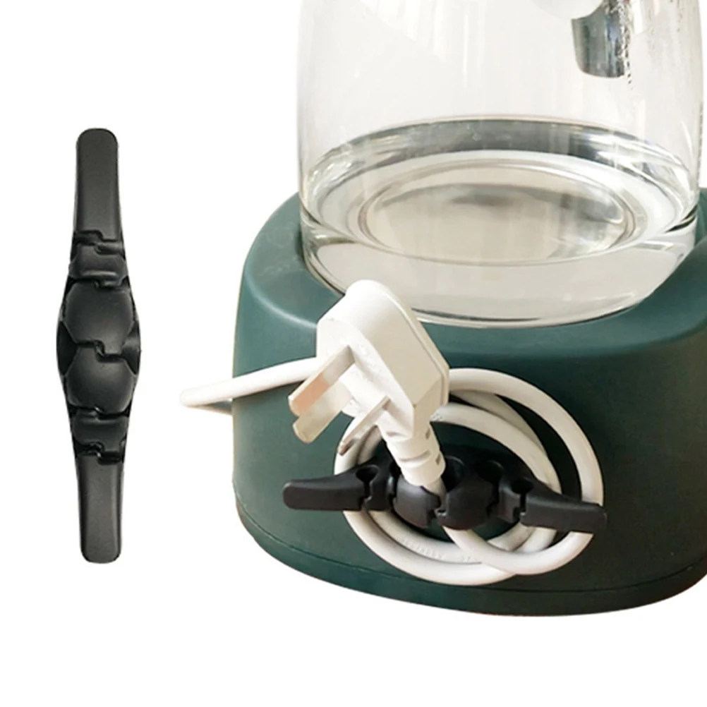 

4Pcs Cord Organizer Adhesive Cable Holder Kitchen Appliance Cord Manager Cable Winder Wire Keeper Kitchen Wire Organizer