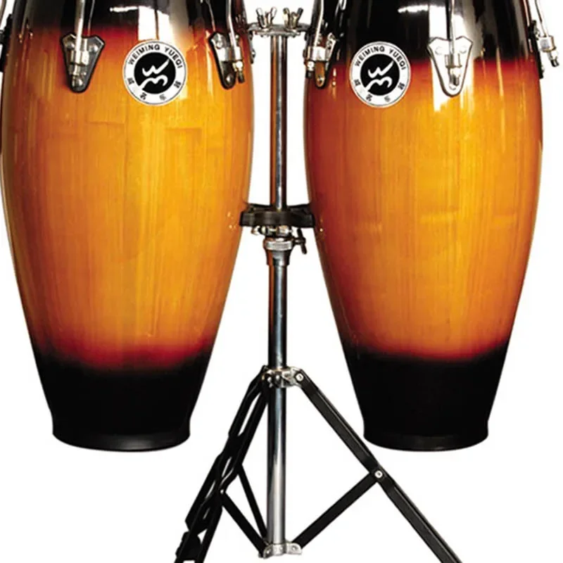 10 Inch 11 Inch Sun Color Conga Drums Electric Stretch One Tow Two Rack Fashion Wooden Conga Drums Buffalo Drum Skins