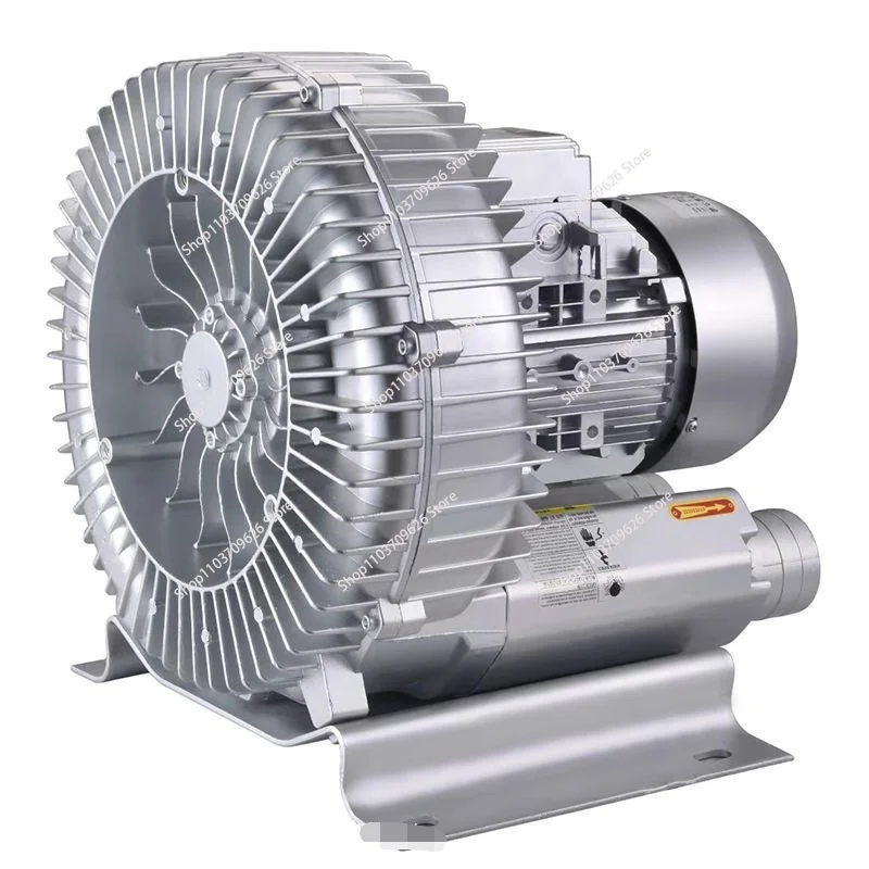 

220V 90W 120W Vortex Blower Small Industrial High-pressure Air Pump Centrifugal Vacuum Pump Vortex Suction Fan Fish Pond Aerator