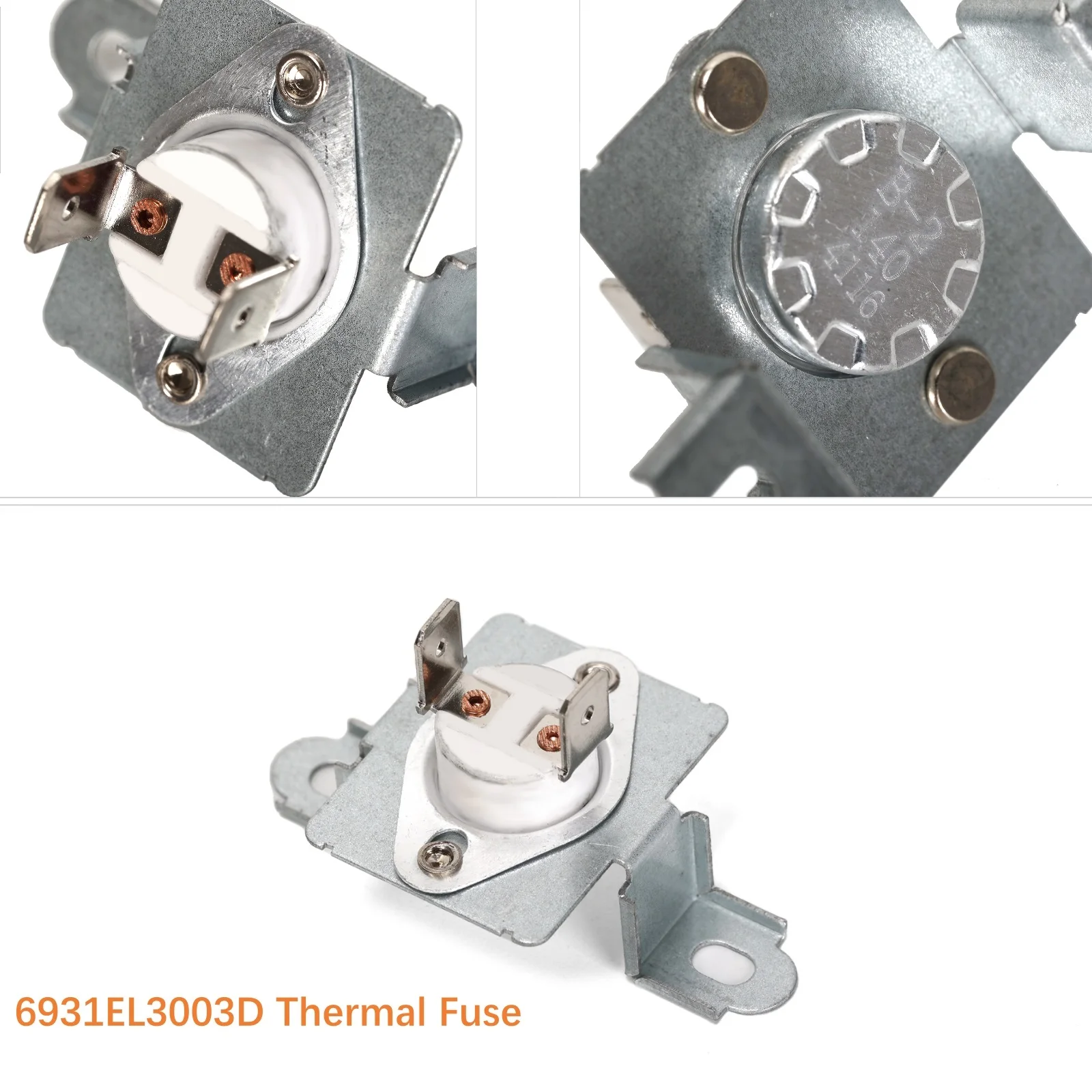 Imagem -04 - Conjunto do Termostato do Fusível Térmico Compatível com o Elemento de Secadores lg Kenmore Ap4440975 6931el3001f 6931el3003d Ps3530485 Dle5955w Ap4440975