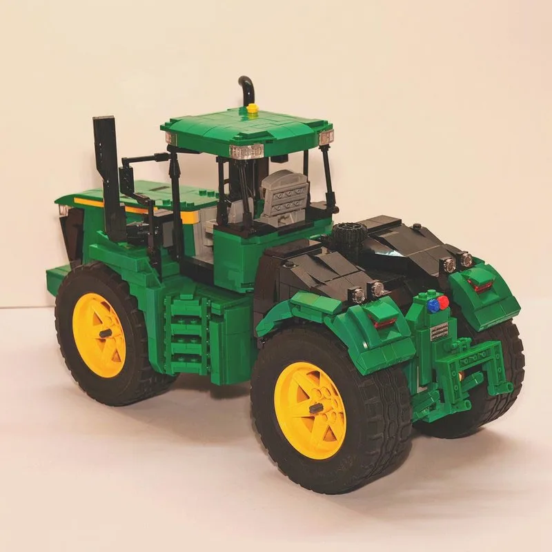 MOC-205720 New Farm Cargo Tractor Building Blocks Model 1359 PartsMOC Creative Boys Kids Birthday Building Blocks Toy Gifts