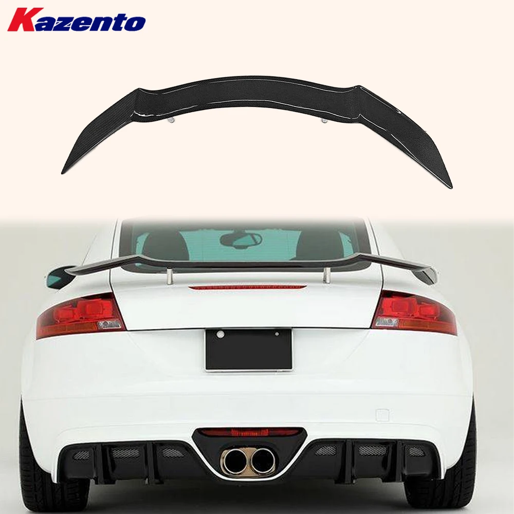 

For Audi TT MK2 TTS 8J 06-14 Carbon Fiber ROW Style Rear Trunk GT Spoiler Wing