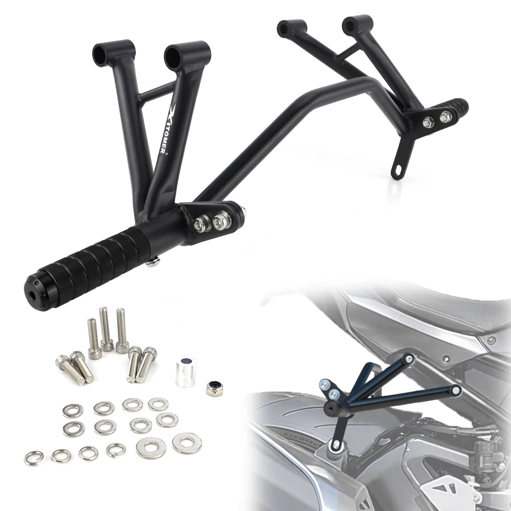 

Fit For Kawasaki Z H2 / SE 2020-2023 Motorcycle Rear Footrests Subcage Passenger Peg Guard Step Plate Stunt Stunt Protection