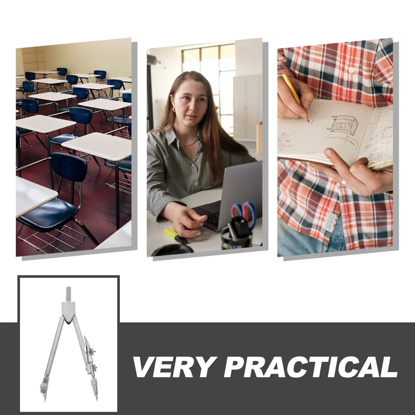 2 шт., металлический инструмент для разделителя лука, износостойкий разметчик, многофункциональная маркировка