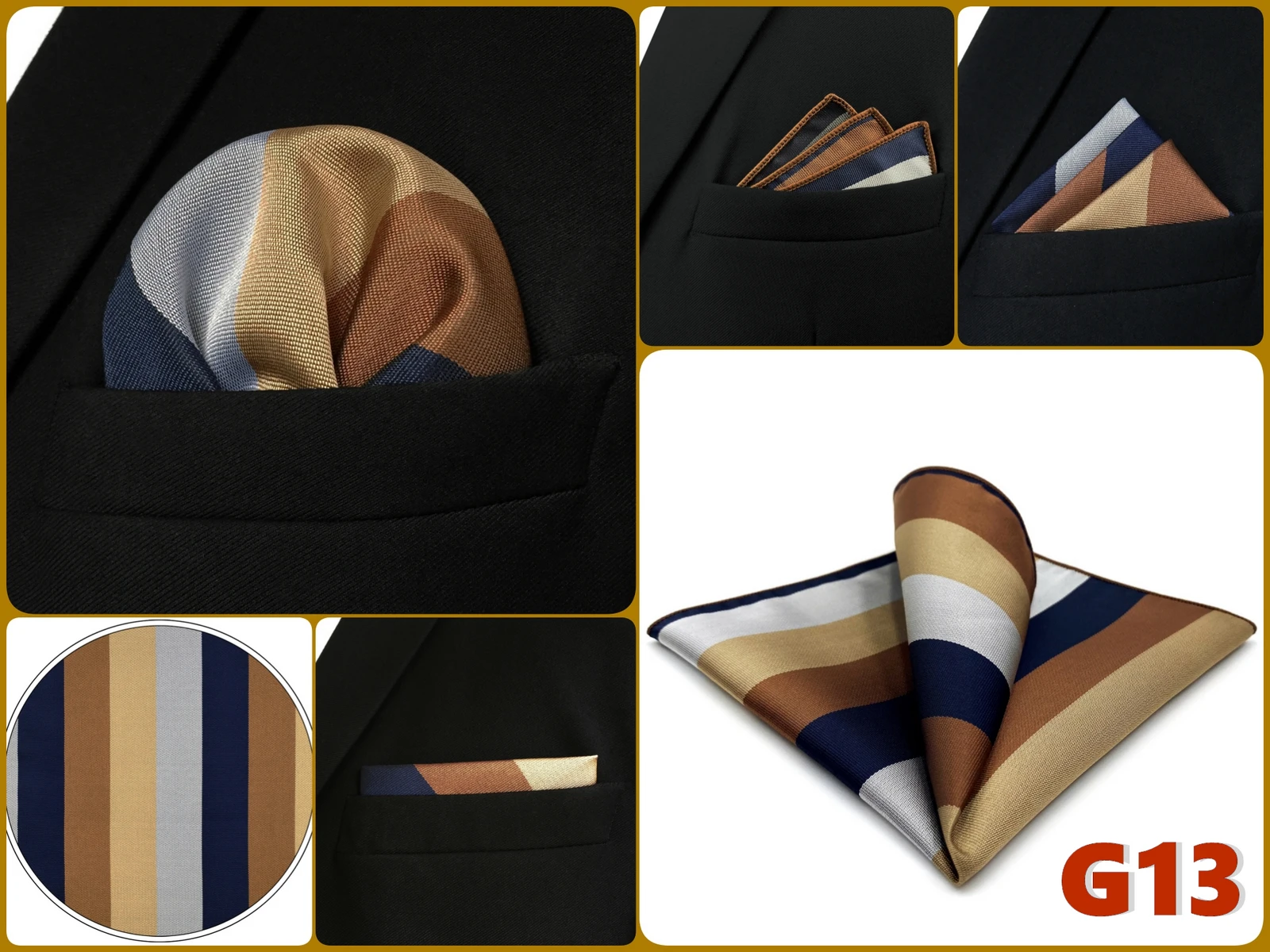 Men Pocket Square Handkerchief Multi Styles Paisley Floral Suit Pocket Towel Hanky Vintage Business Wedding Accessories 32cm