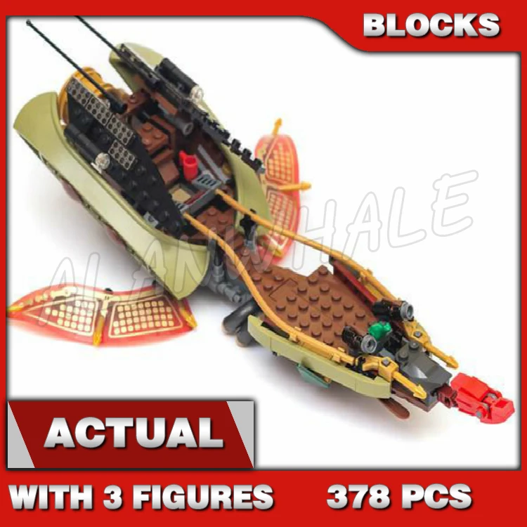 

378pcs Destiny's Shadow Swamp vehicle Lake Boats 10581 DIY Building Blocks Gifts Children Toys Compatible with Model