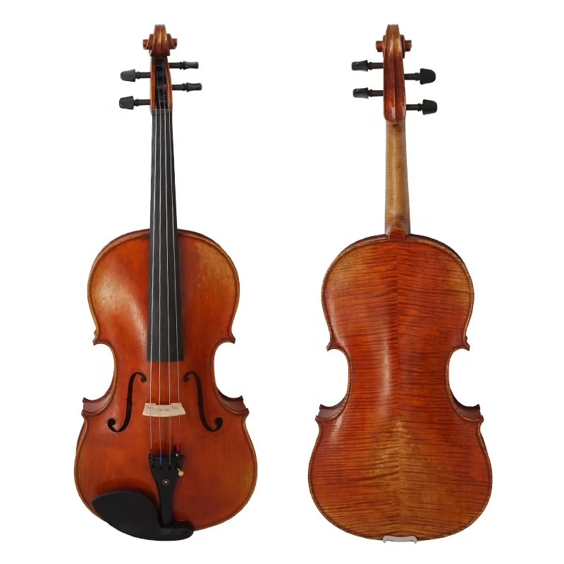 Oil Painting and Antique Finish Handmade Professional Viola with Free case and Bow