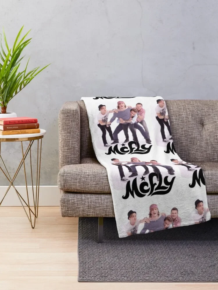 McFly Fun Band Merch Throw Blanket Flannel Fabric Camping Summer Beddings Blankets