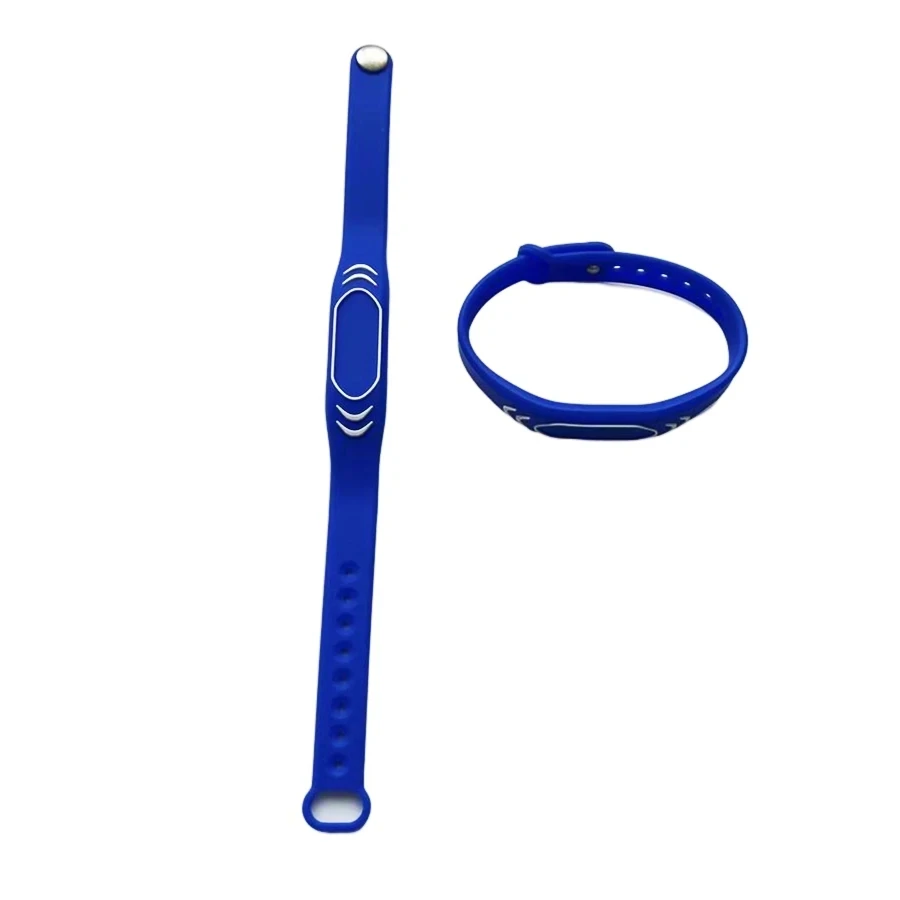 1Pcs 125khz ID Silicone Read Only Wristband Keyfob Smart Tag EM4100 TK4100 RFID Bracelet Waterproof Access Control Card