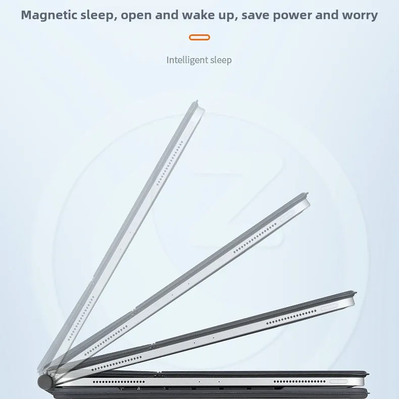 Aplicável ao teclado miaocun ipad11/10.9 polegadas 10a geração tablet computador suspensão magnética toque teclado bluetooth