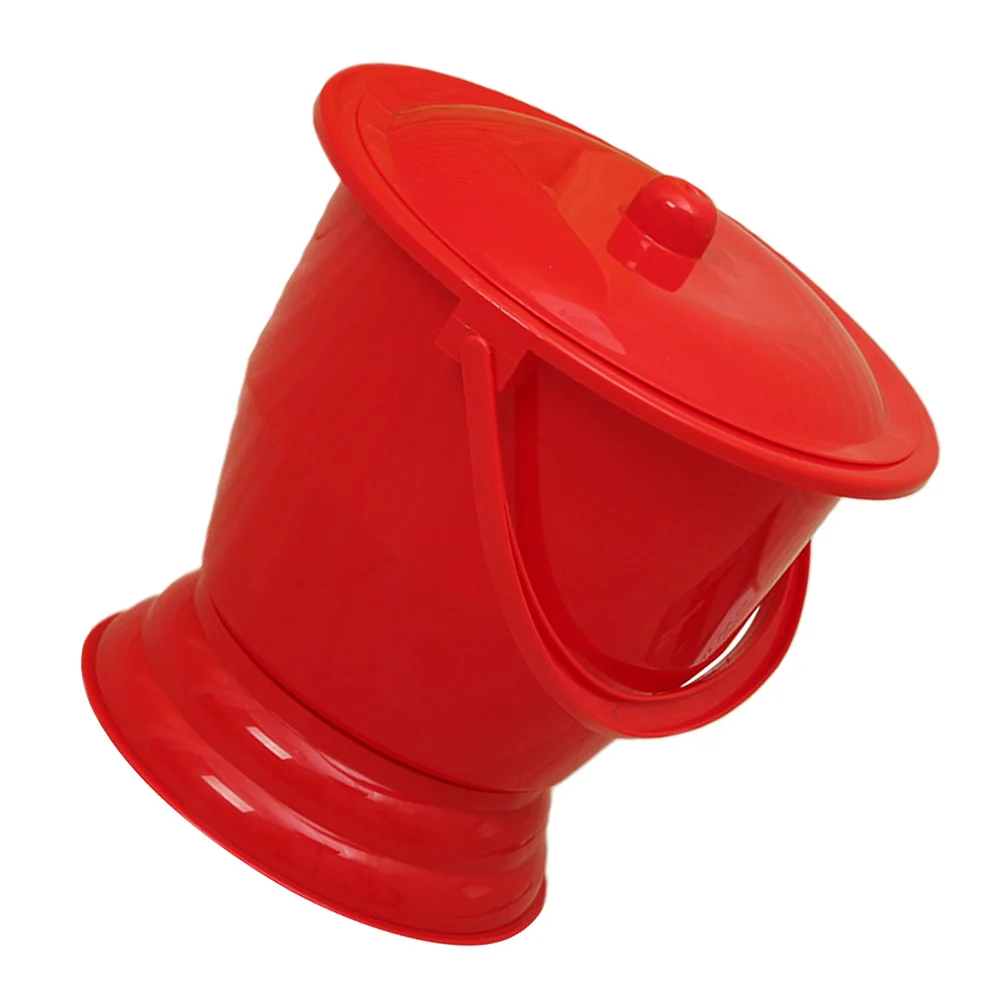 

Chamber Pot Urine Bucket Training Potty Ergonomic Handle Portable Toilet Pot For Bedroom Bathroom Reusable