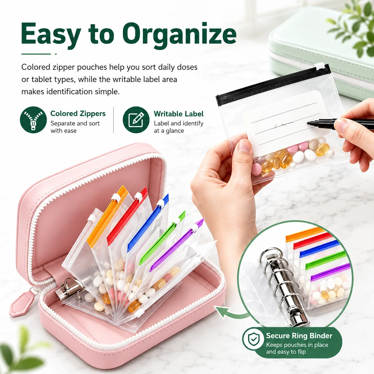 Independent Compartment Pill S - Food Storage Silicone Bags recension och pris