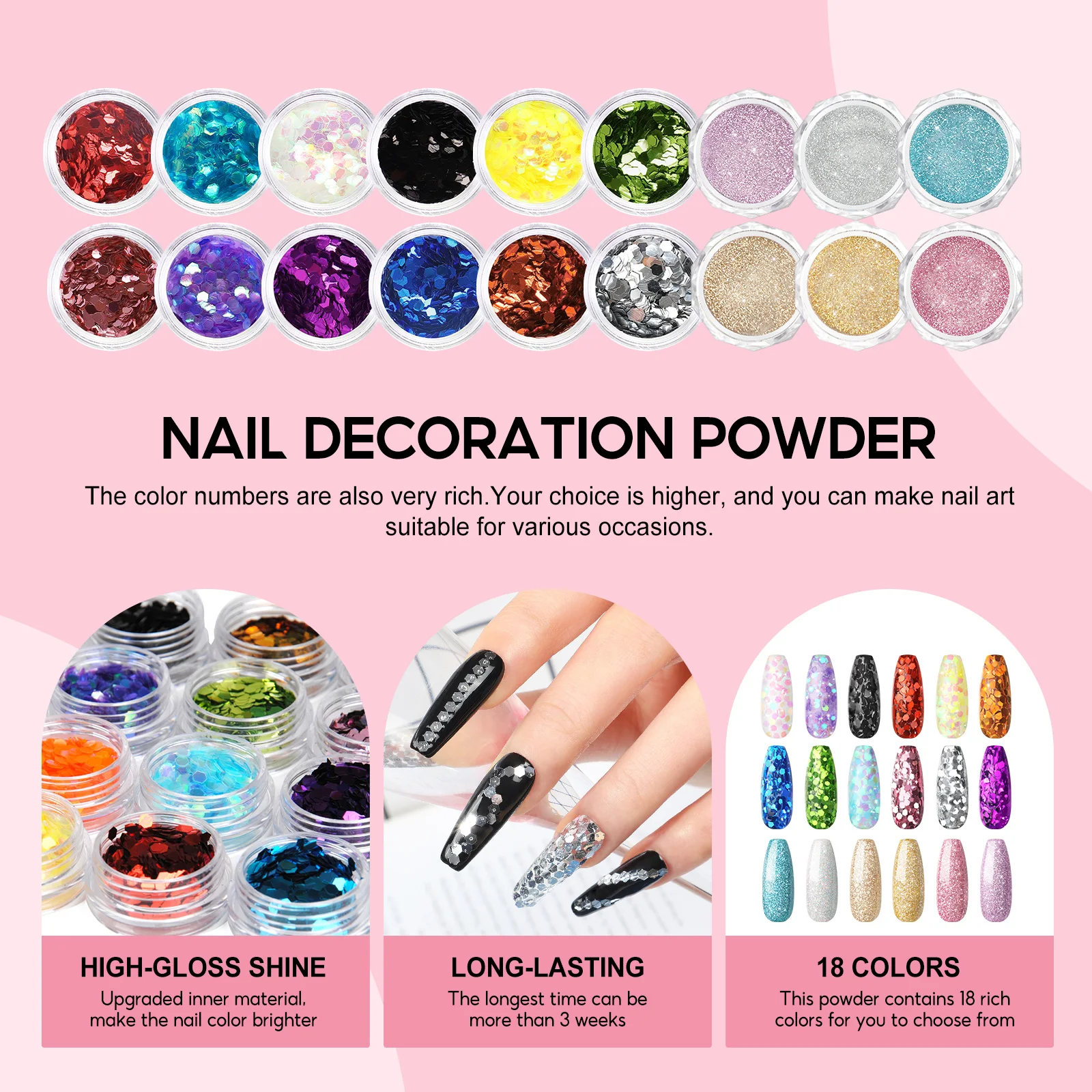 Coscelia nuevo juego de Arte de uñas con lámpara de uñas de 6W, 6 uds., esmalte de uñas de 7ML y 3 uds., polvo acrílico de 8G, Kit de uñas líquido acrílico de 30ML