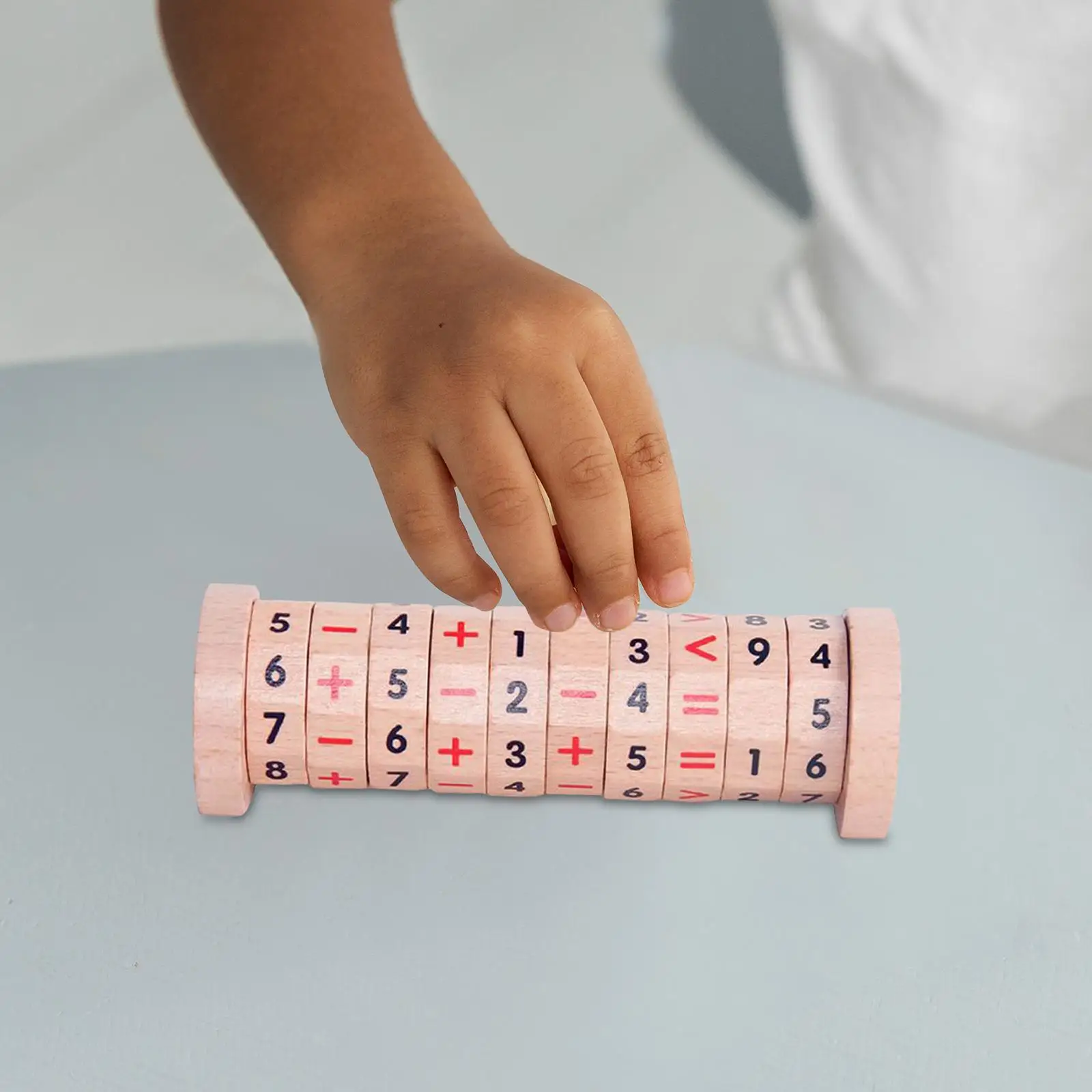 ของเล่น Montessori BLOK silinder ไม้สำหรับเด็ก4 + นับเกมสำหรับเด็กวัยหัดเดิน