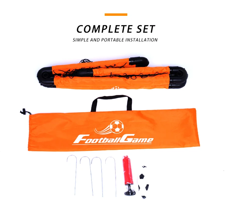 2025 portería de fútbol de plástico más popular PVC 60 * 45 cm portería de tamaño múltiple portero de fútbol pequeño