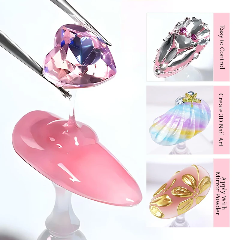 15ml Super Diamond Gel For Nails Super Strong Gel Nail Glue for Nail Charm 3D Nails Bling Gel Decoration Gem Nail Art Diamonds - view 4