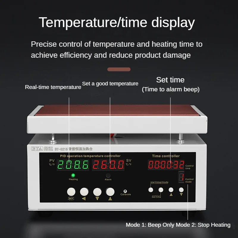 BY S430/S320/S220  Fixed time temperature adjustment digital display heating station Constant temperature  Preheating Platform