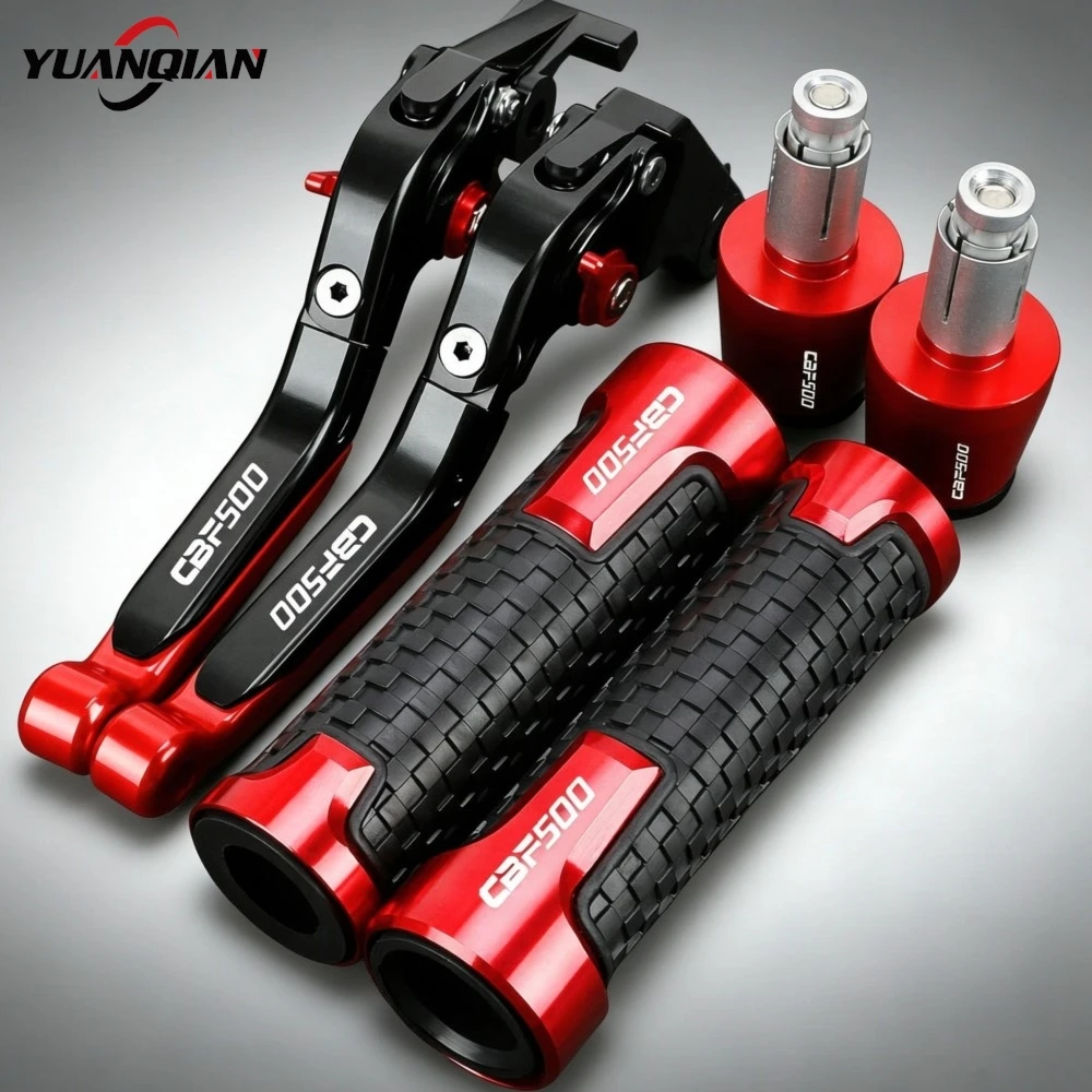 FOR HONDA CBF500 CBF 500 2004 2005 2006 2007 2008 Folding Adjustable Brake Clutch Levers CNC Handlebar Grips Handle Bar Ends