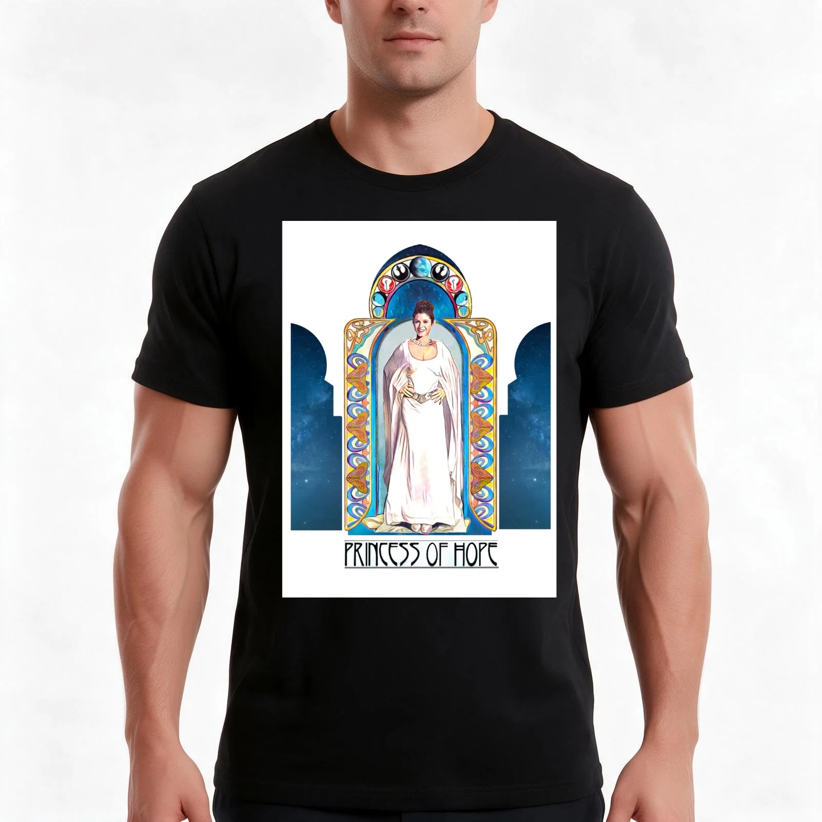 Princess of Hope - Expanded T-Shirt Summer Casual Cotton Tee Oversized Streetwear Tops Vintage Graphic Print 100% Cotton