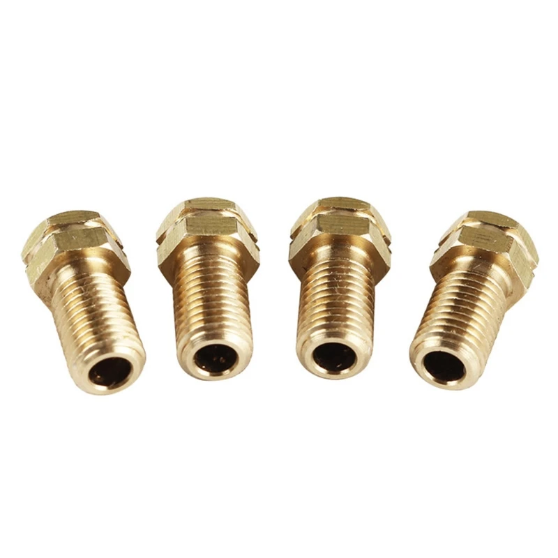 Ultimaker3 3DPrinter Replace Print Brass Nozzle 0.4mm for UM3 Spare Parts 3.0mm Filament 4Pcs/set