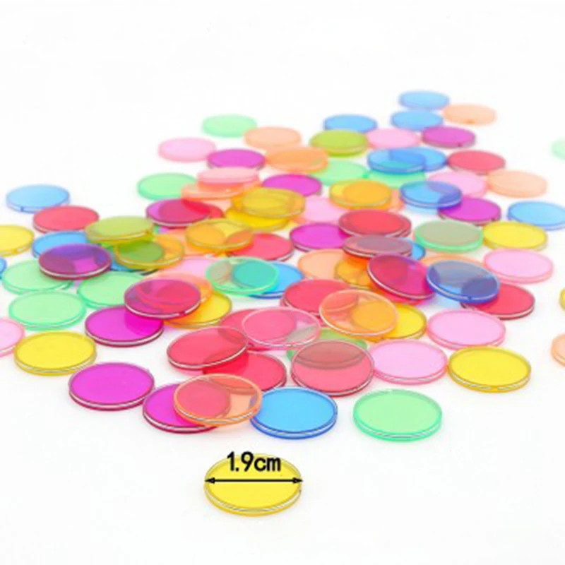 Montessori Color Cognitive Math Learning Education Toys For Children Magnetic Stick With Plastic Coin Classroom Supplies