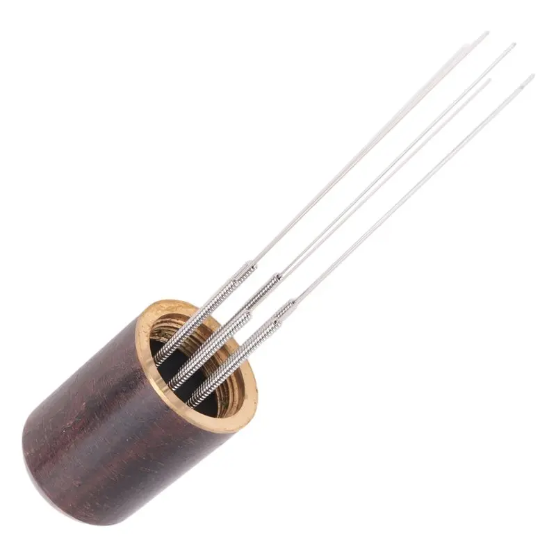 ABJI-51Mm Espresso Coffee Tamper&Stirrer Set-Wooden-Handle Spring-Loaded Calibrated Tamper With Premium Stainless Steel Base