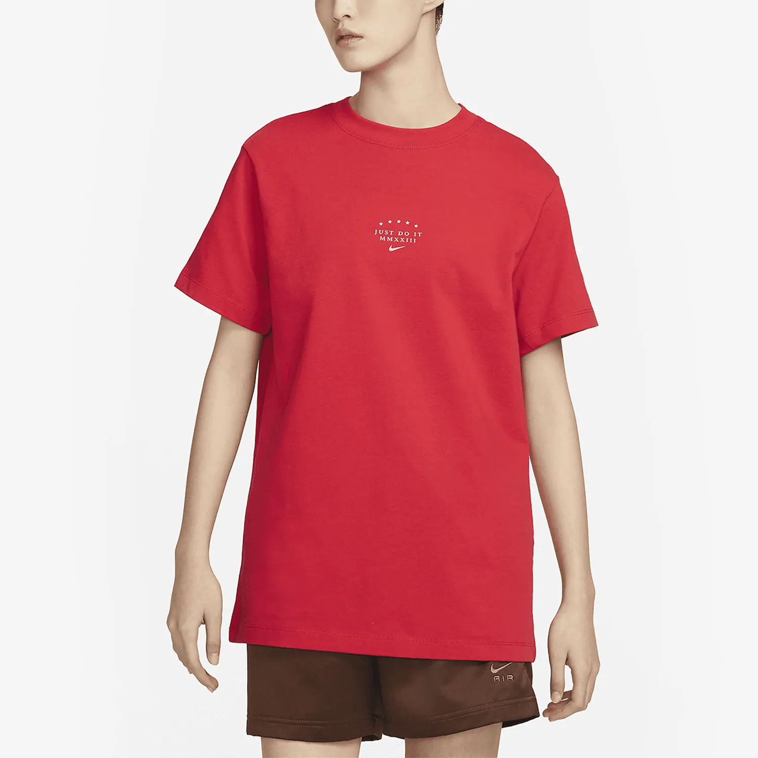 

Nike genuine Spring New Women's Casual Round Neck T-Shirt DX7941-657